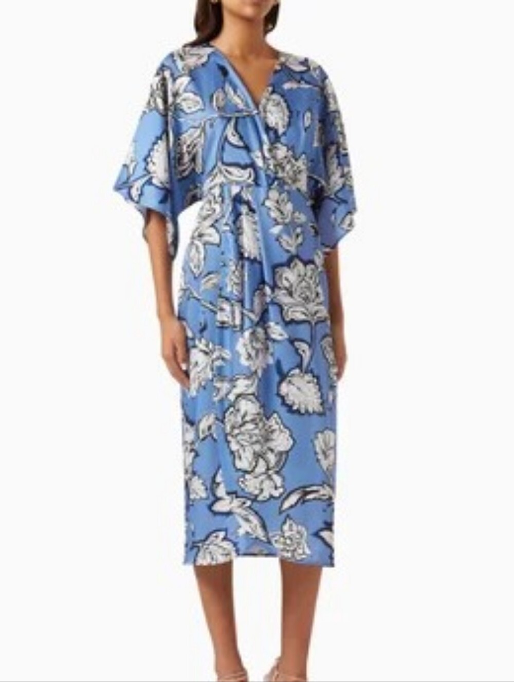 Marella Floral Print Midi Dress New With Tags